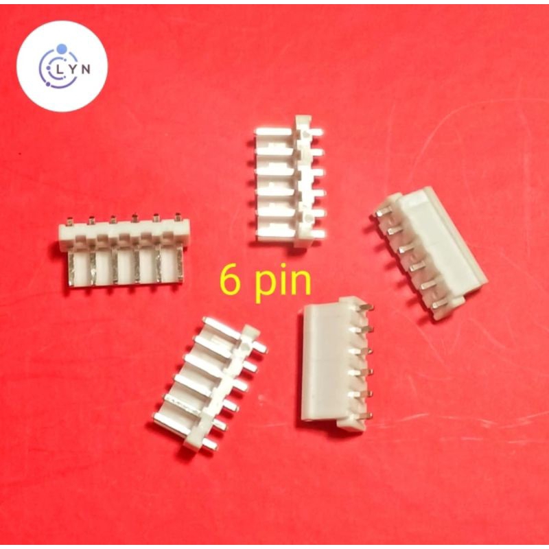 Soket Connector Konektor 6 pin VH 3.96 mm MALE JST Housing