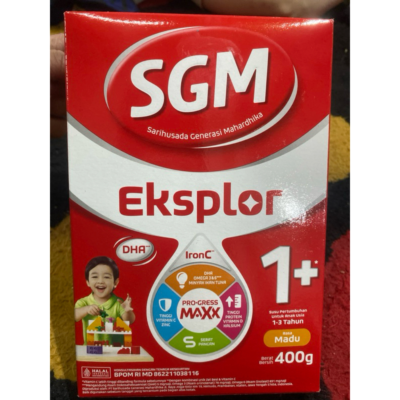 

susu sgm eksplor 1+ rasa madu 400gr