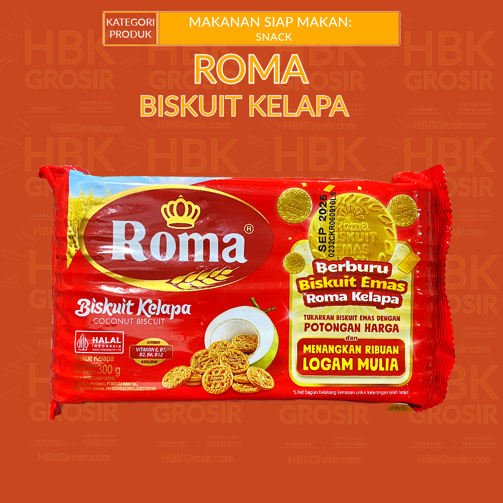 

Roma Biskuit Kelapa 300GR