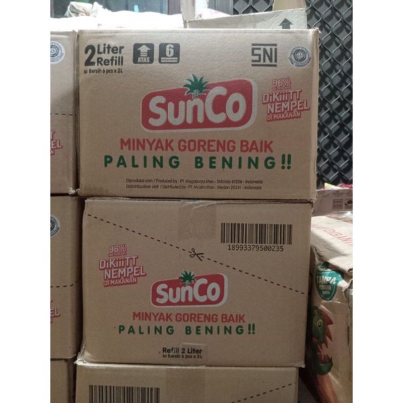

Minyak Goreng SUNCO 2 Liter ( Karton ) × 6 Pcs