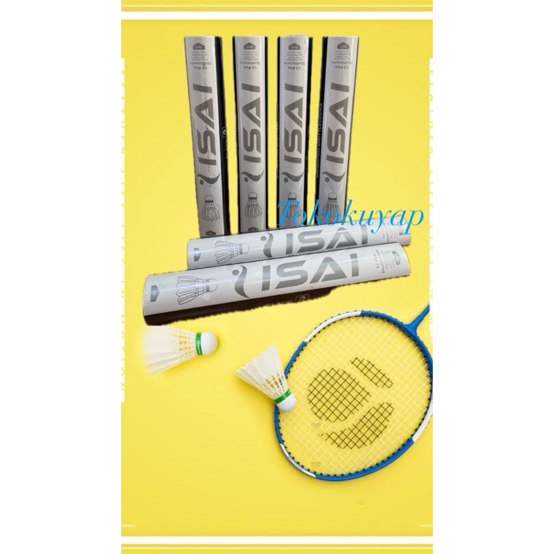 SHUTTLECOCK BADMINTON ISAI HITAM / KOK BULUTANGKIS ISAI