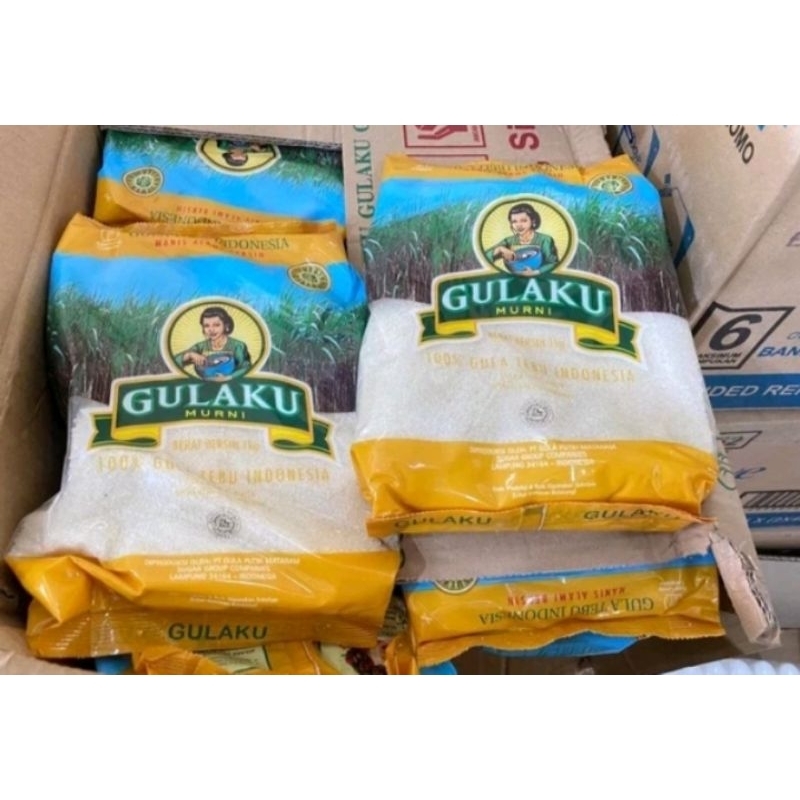 

Gulaku tebu premium/gula pasir/gula putih 1kg