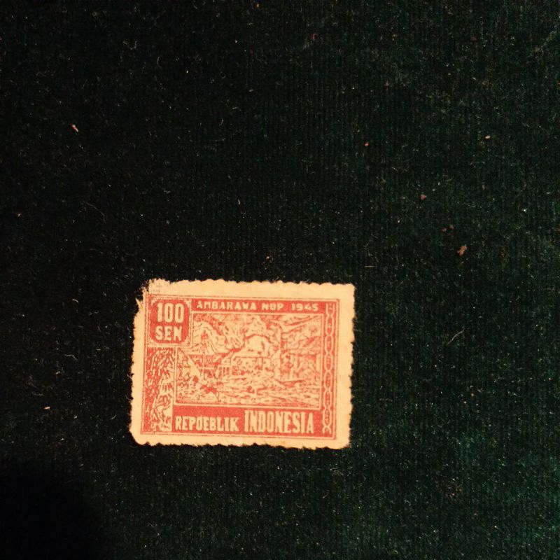 

Stamp Prangko Repoeblik Indonesia, Ambarawa Nop 1945