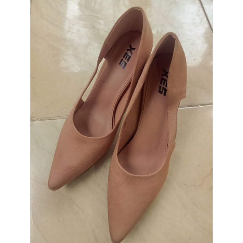 XES Sepatu Flat Wanita Coklat