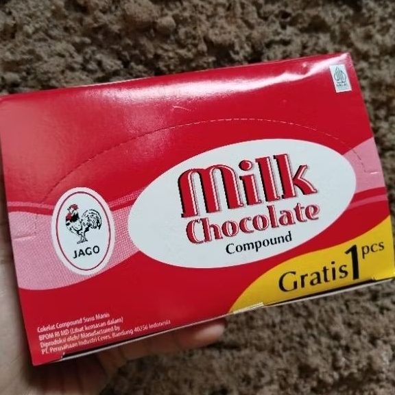 

Milk Chocolate Compound Cap Ayam Jago 1 Box isi 12 Pcs