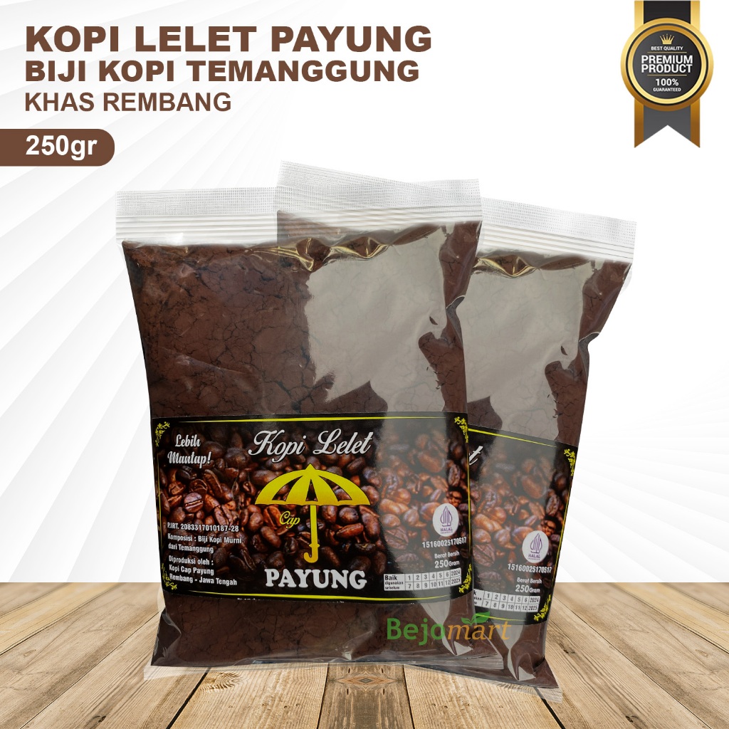 

Kopi Lelet Cap Payung Lasem Rembang Asli Original 250gr