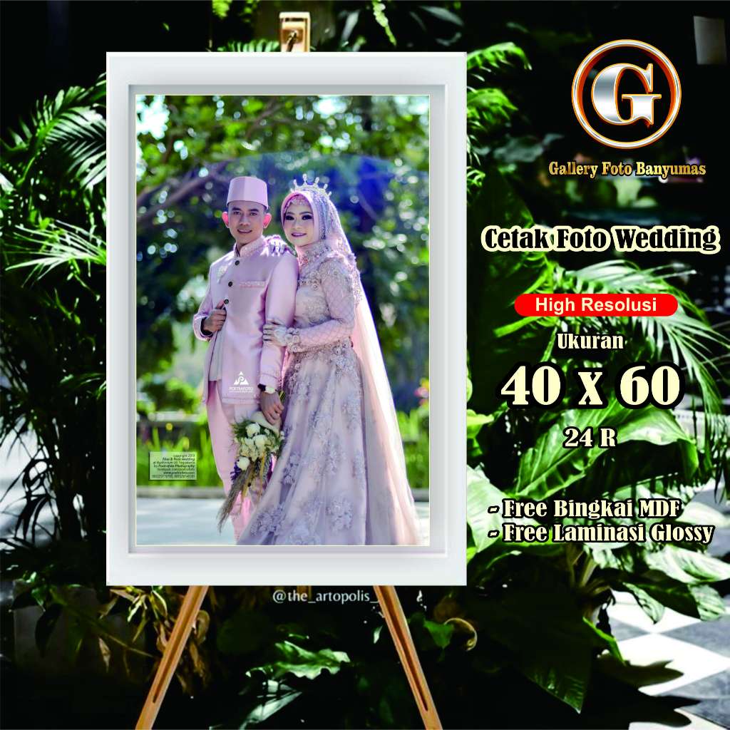 Cetak Foto Wedding Ukuran 40 x 60