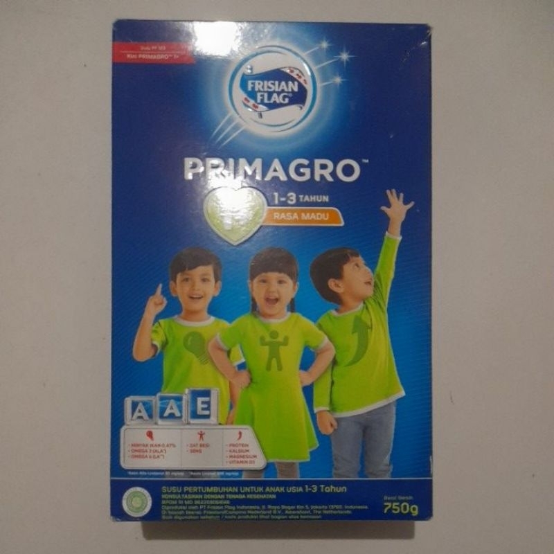 

frisian flag primagro 1+ madu 750gr exp 2025
