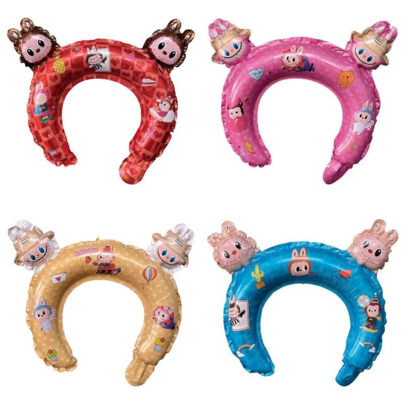Balon bando labubu balon foil bando labubu balon bando karakter labubu balon labubu bando foil labub