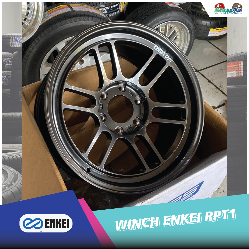 VELG MOBIL BARU VOLKRAYS WINCH ENKEI RPT-1 R18. NUGRAHA BAN TOKO VELG DAN BAN CIANJUR