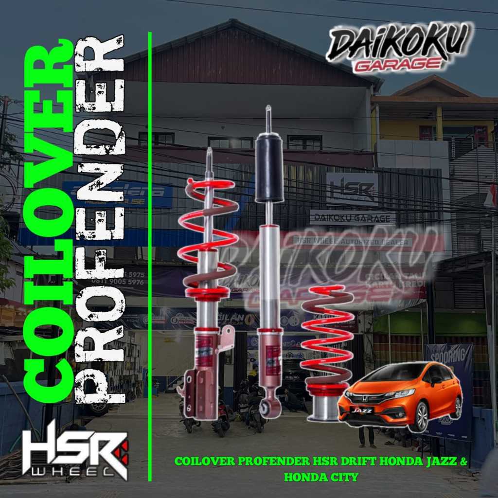 SHOCKBREAKER SUSPENSI COILOVER PROFENDER HSR FITZ HONDA JAZZ