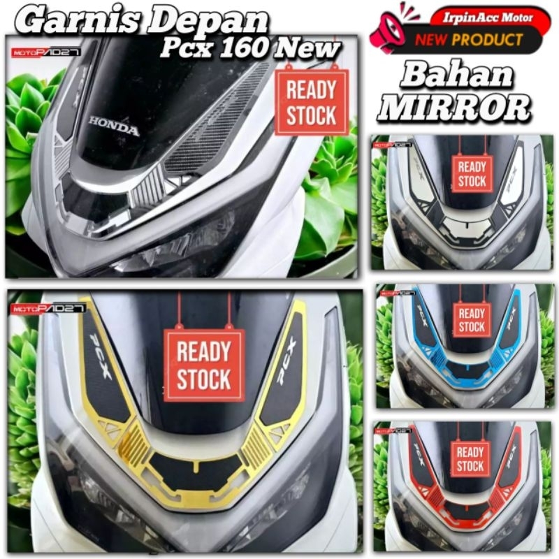 Garnis Tameng Body Depan PCX 160 2025 Roadsync Bahan Kaca Akrilik