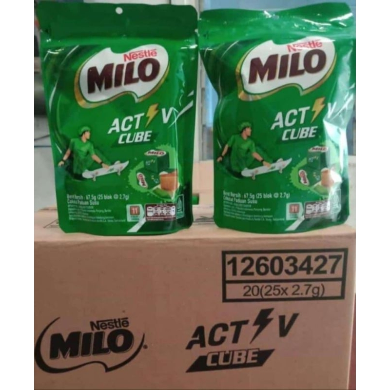 

Nestle Milo ACT Cube isi 25bj exp nov 2025