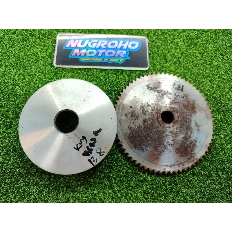 pully aerox 13,8 pully beat karbu 13,8 pully bubut aerox pully custom aerox pully bubut beat karbu