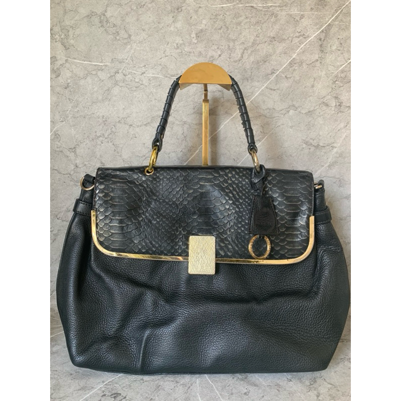 Morgan de toi top handle with strap bag