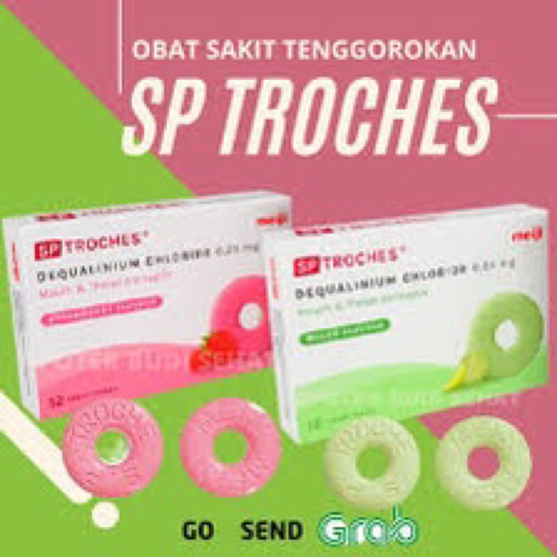 SP Troches Meiji Permen Obat sakit Tenggorokan