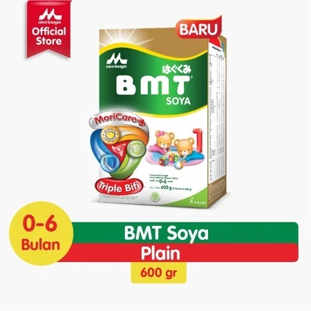 

Morinaga BMT Soya Formula Bayi Usia 0-6 Bulan 600g (PROMO TAHUN BARU)