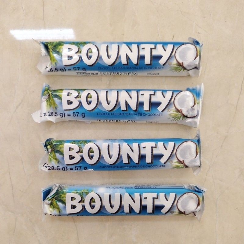 

bounty coconut chocolate bar 57gr