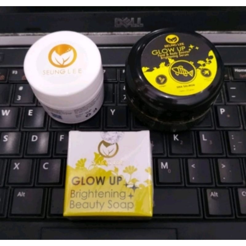 Cream Malam Glowingin Pria Wanita Gold Jelly Paket Hemat Sabun Seung Lee