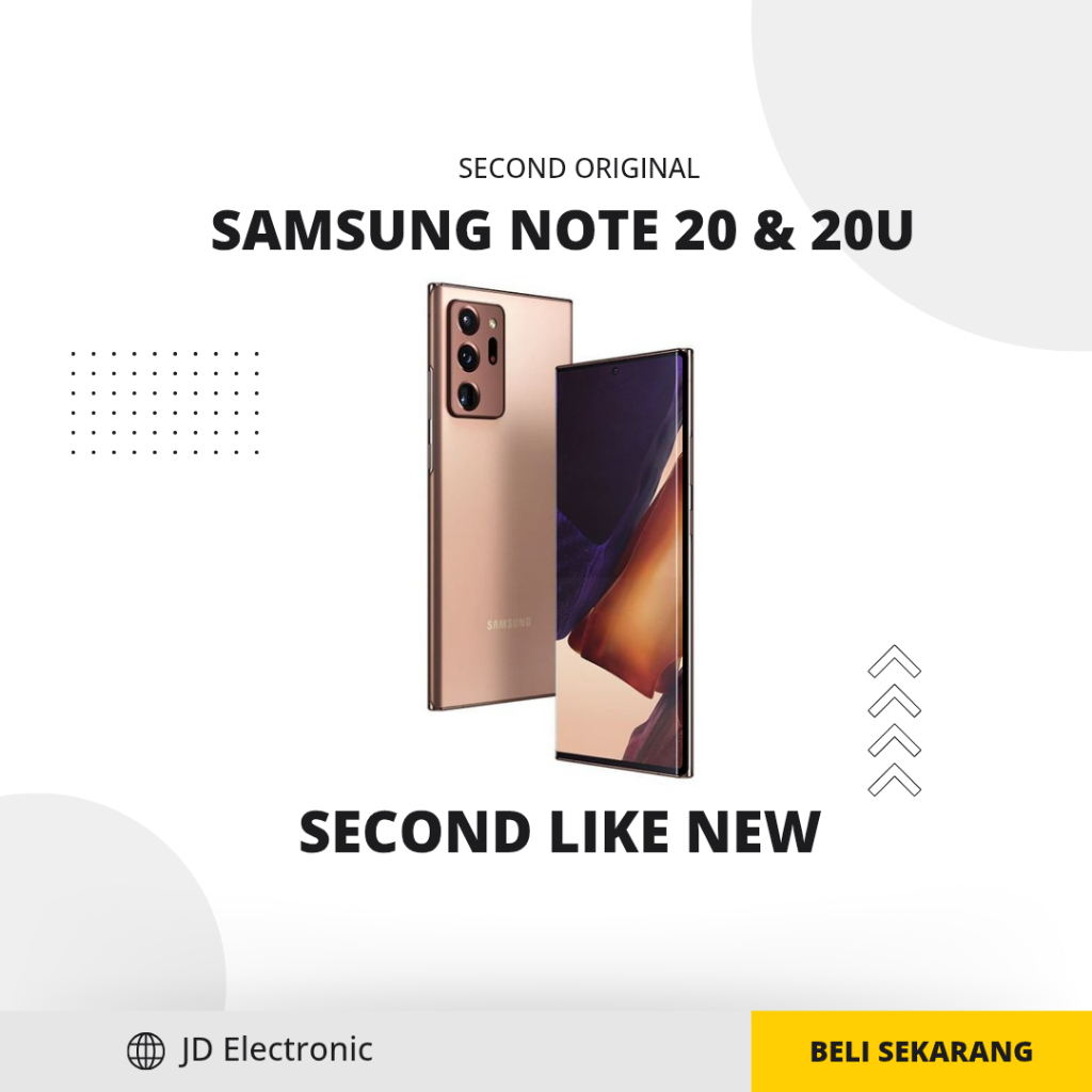 [SINYAL PERMANEN]Samsung Note20 SECOND & Samsung Note 20 ULTRA SECOND 5G Mulus 100% Original