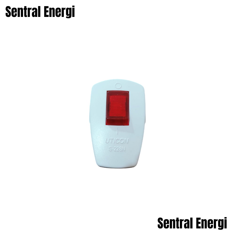 Steker + Saklar S-228N / S228N UTICON