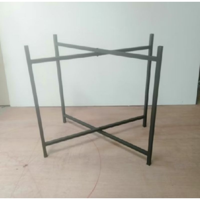 kaki meja lipat besi hollow L.100cmXT.75cm