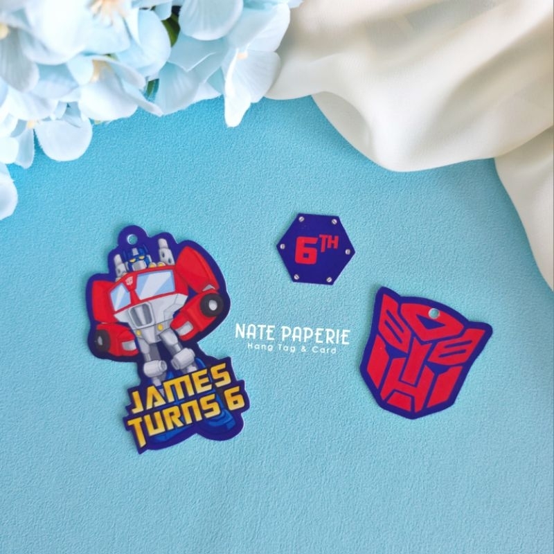 

TRANSFORMERS Hang Tag & Sticker