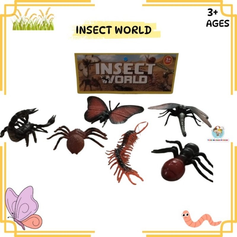 Mainan Anak Figure Serangga Insect world