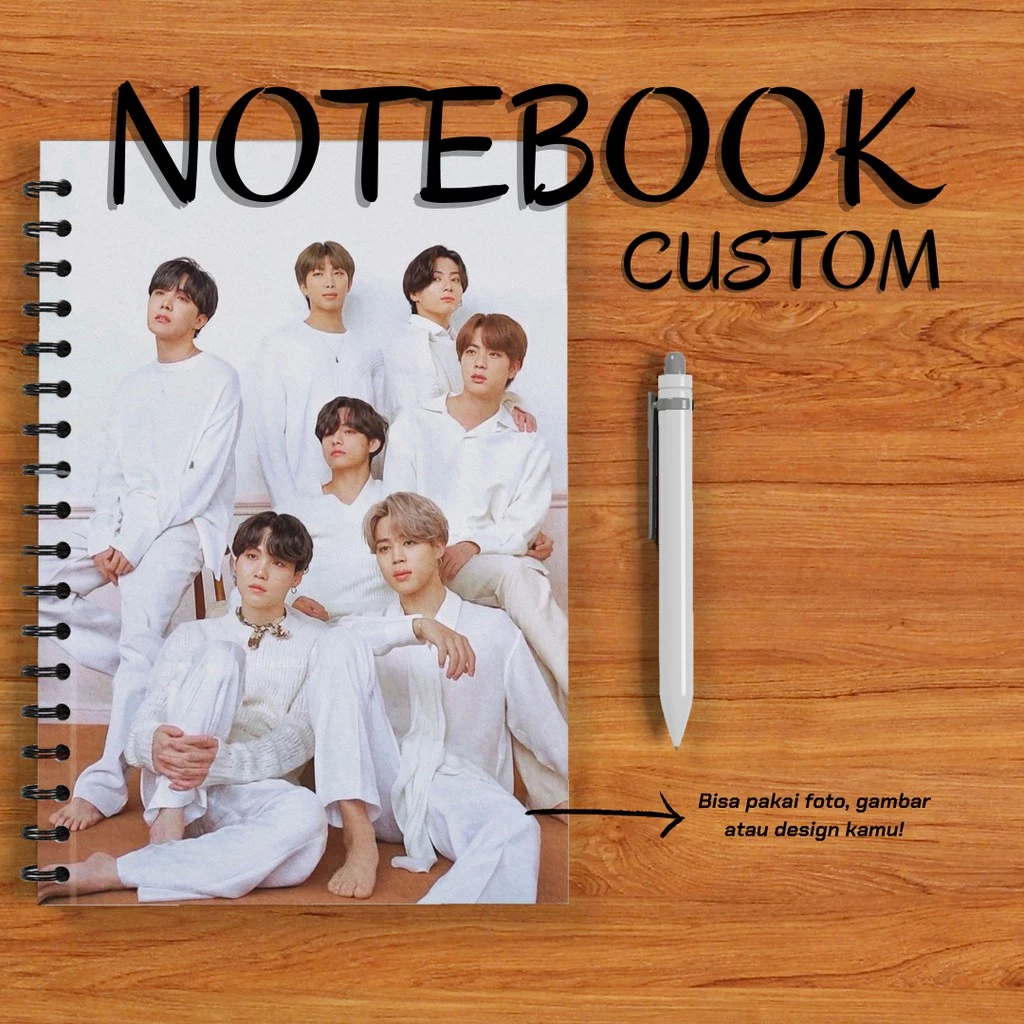 

Notebook Spiral A5 Custom Murah