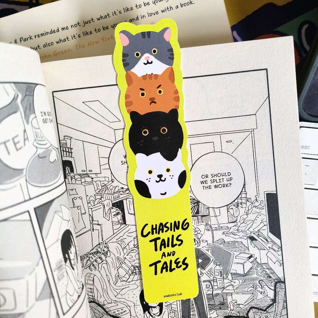 

Chasing Tails & Tales Bookmark / Pembatas Buku
