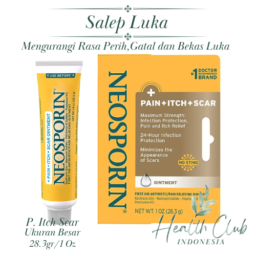 Neosporin Pain Itch Scar Ointment - Salep Luka P3K
