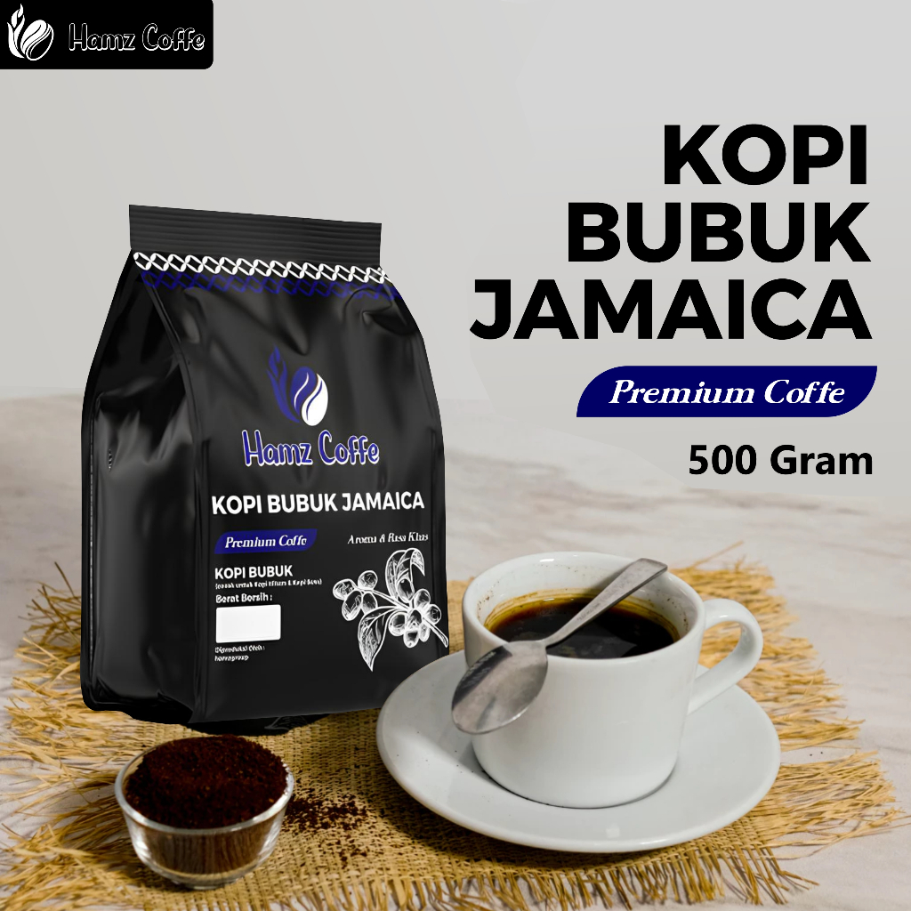 

Hamz Coffee - kopi bubuk jamaica super premium 500gr