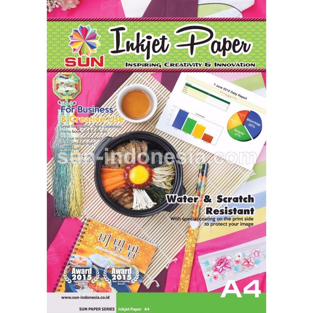 

SUN Next Generation INKJET PAPER A4 200 Gsm - Original