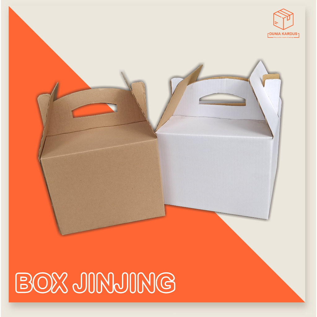 

KARDUS BOX JINJING 25x25x20 cm Kardus takeaway | jinjing/tenteng |