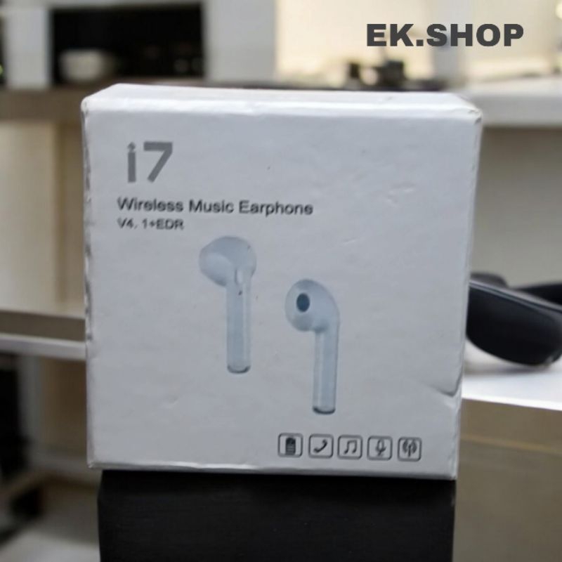 Earphone TWS bluetooth i7 bisa android/iphone original high quality bergaransi
