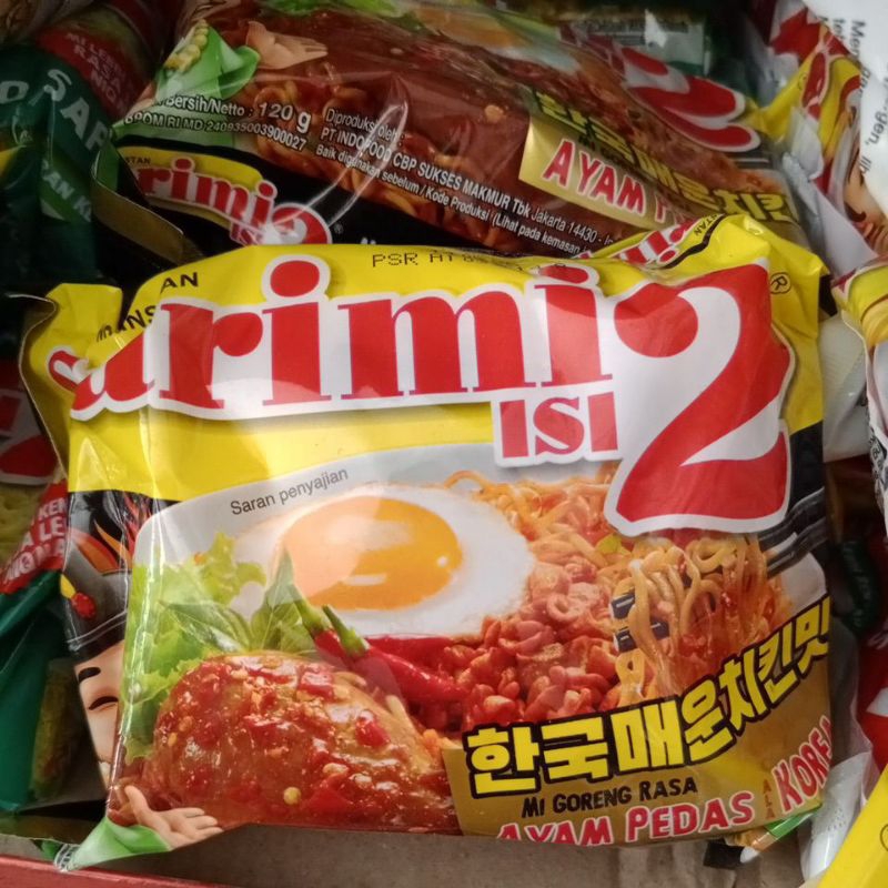 

MIE INSTAN SARIMI ISI 2 RASA AYAM PEDAS KOREA 120g