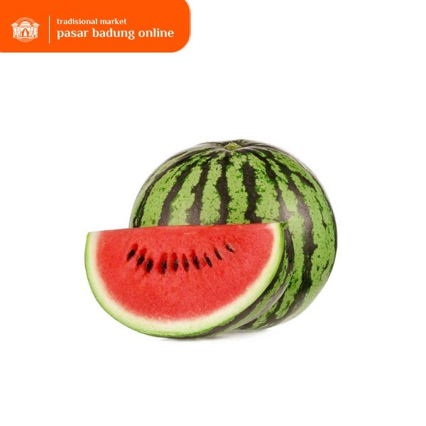 semangka segar merah 1buah 2 - 2,5kg