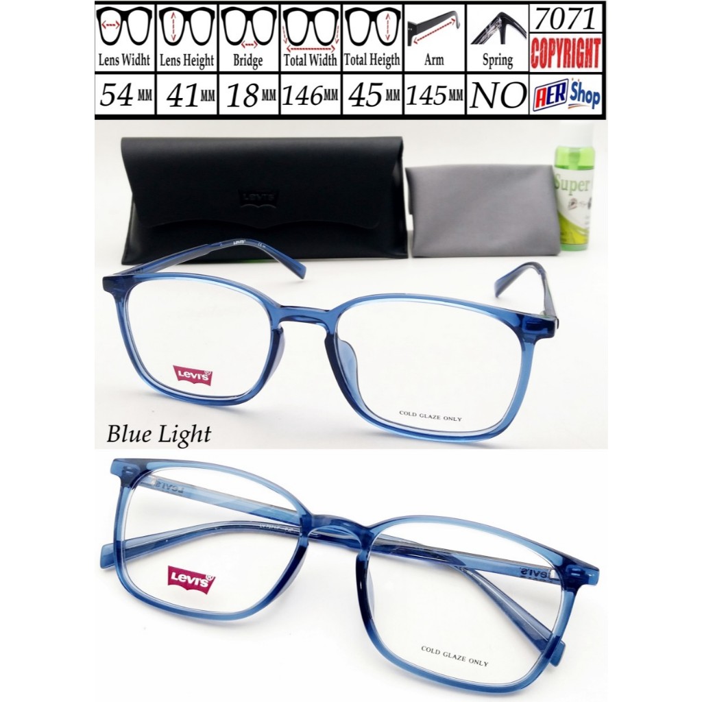 frame LEVI'S ORIGINAL frame kacamata original kacamata kotak levis frame kacamata stylis elegant ter