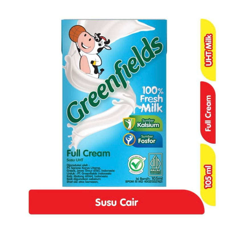 

Greenfields Susu Cair Full Cream 105ml