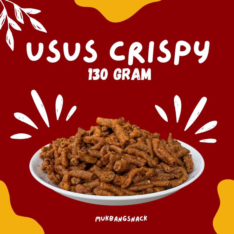 

KERIPIK USUS CRISPY ANEKA RASA 130GRAM