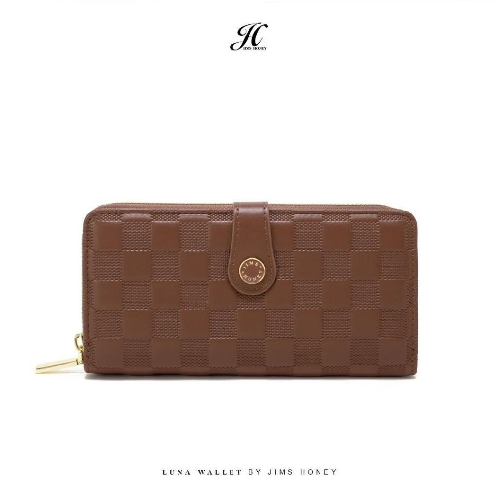 JIMS HONEY LUNA WALLET Dompet Lipat Panjang Wanita Cewek Fashion Jimshoney Casual Terbaru