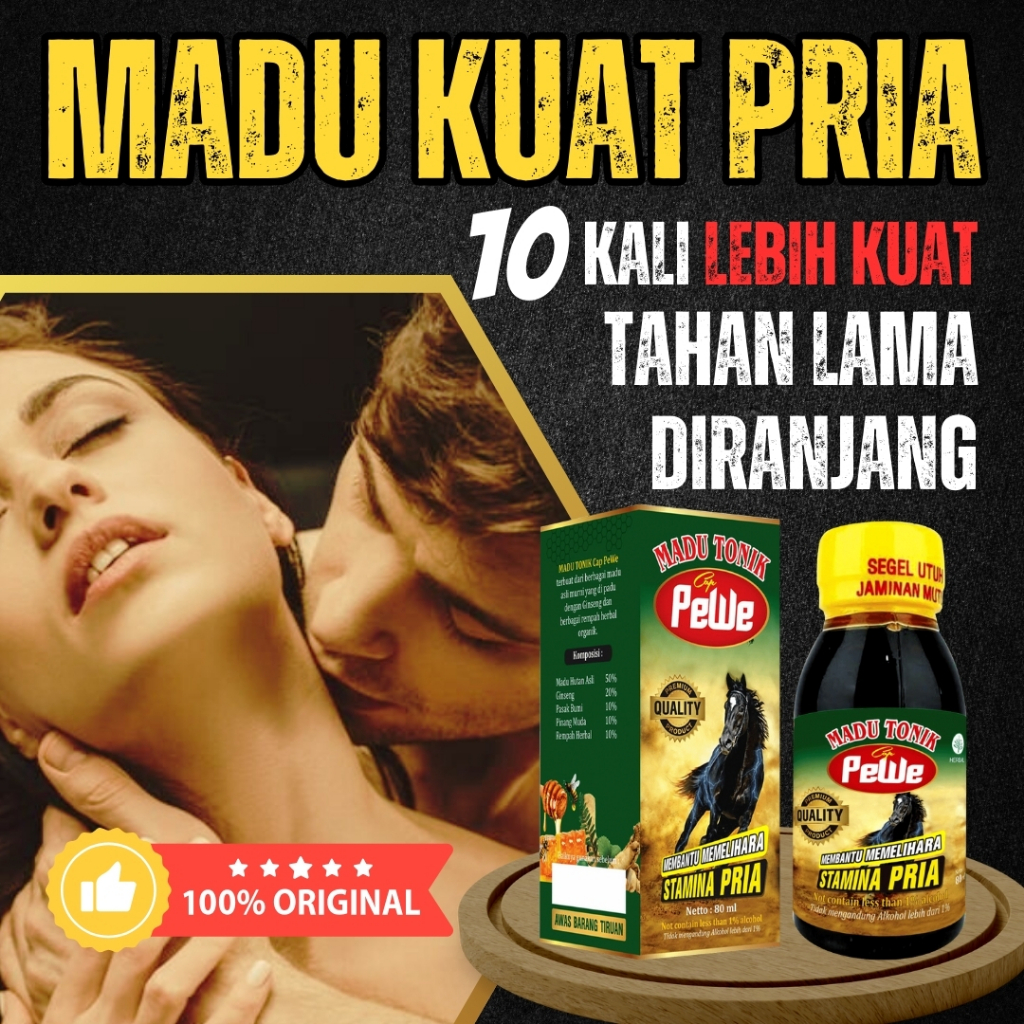 

Madukuat Madu Pewe Original Penambah Stamina Vitalitas Pria Perkasa Kuat Tahan Lama Di Ranjang Ampuh