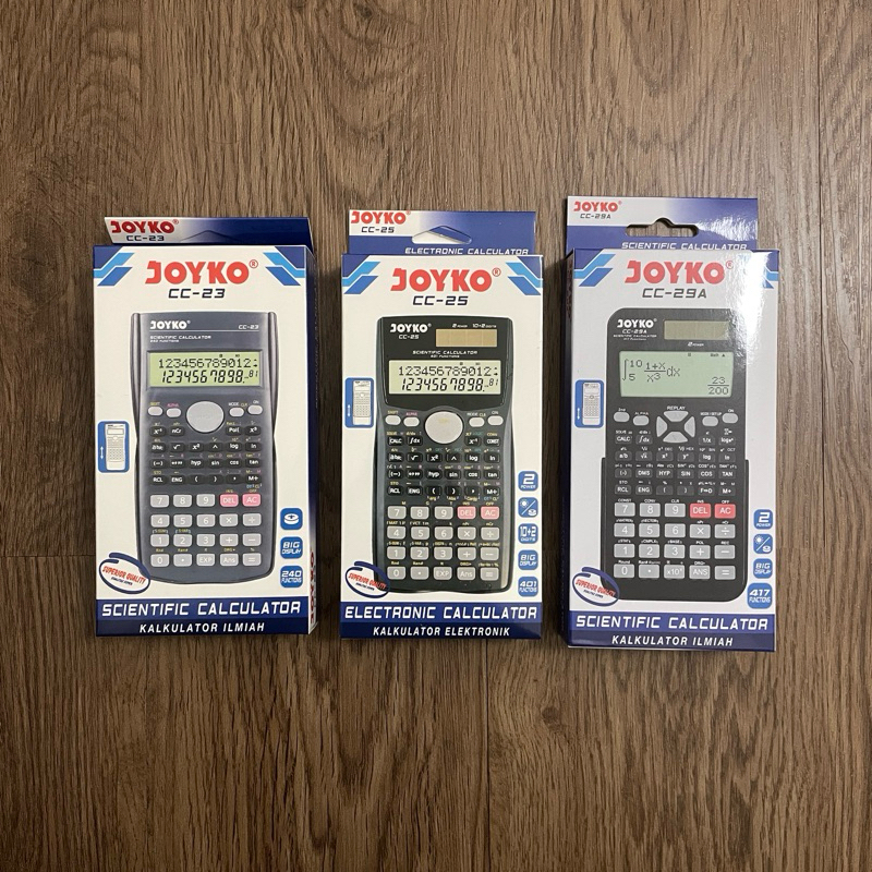 

Kalkulator JOYKO Scientific CalculatorCC-23 / CC-25 / CC-29A