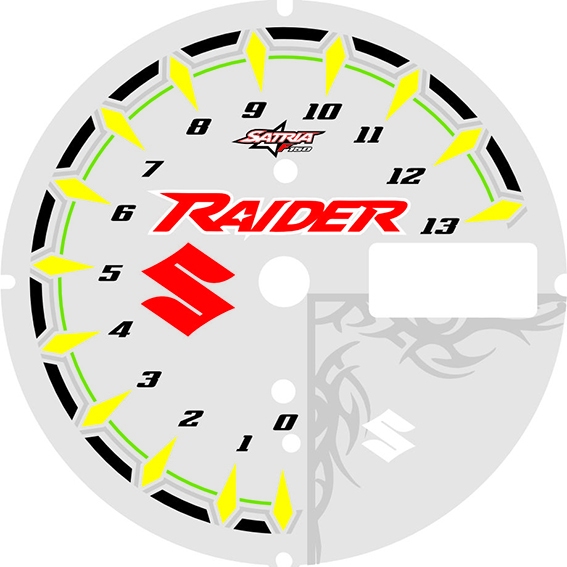 Custom Speedometer Motor FU White Series