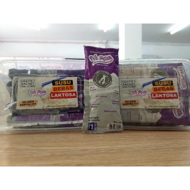 Susu wi-Milk Sachet 25gr // Susu anjing , kucing wi-Milk Sachet 25gr