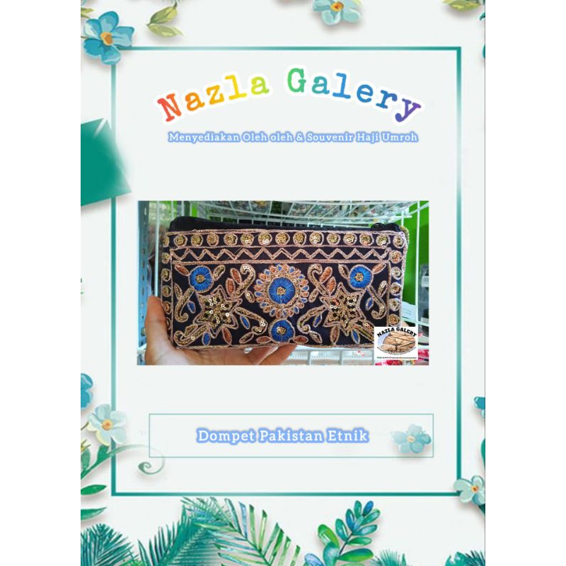 Dompet Pakistan /dompet pouch /oleh oleh haji umroh
