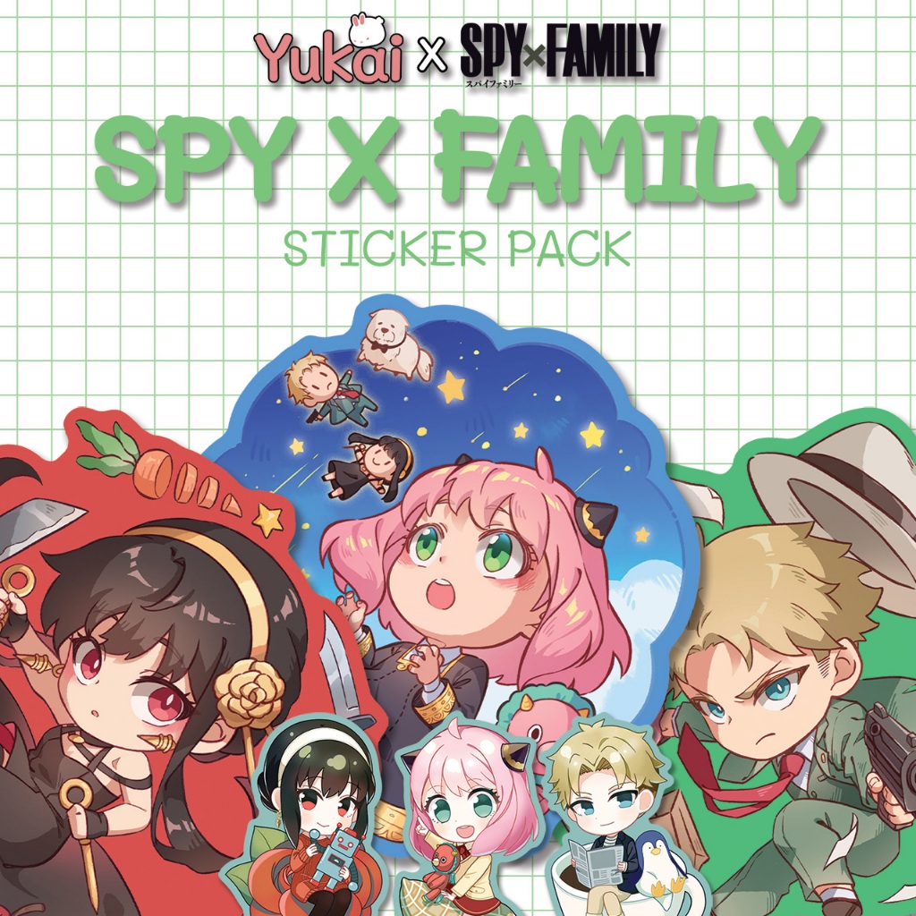 

Stiker Pack Spy X Family Premium, Sticker Anime Waterproof