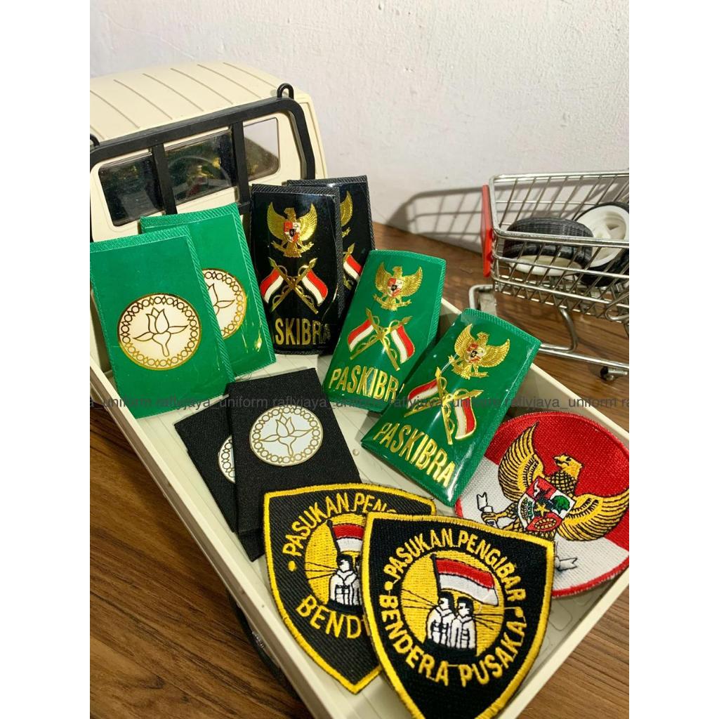 Evolet Paskibra - Bet Badge Paskibra - Atribut Paskibra - Perlengkapan Paskibra