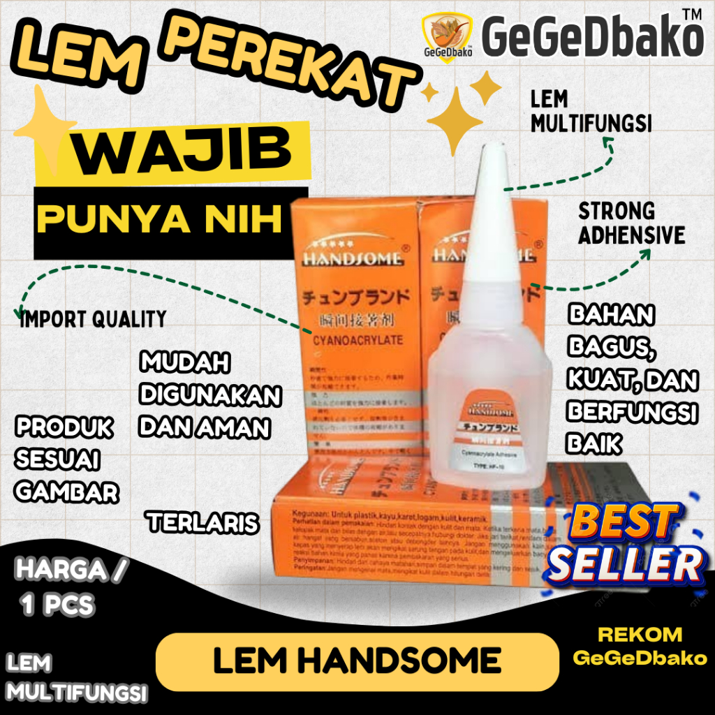 

Lem Handsome/Lem Korea Handsome/Lem Tetes/Lem Setan/Powerglue Handsome Ori