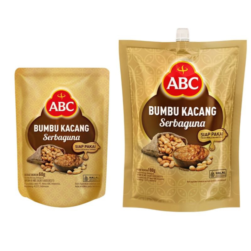 

ABC Bumbu Kacang Serbaguna pouch siap pakai